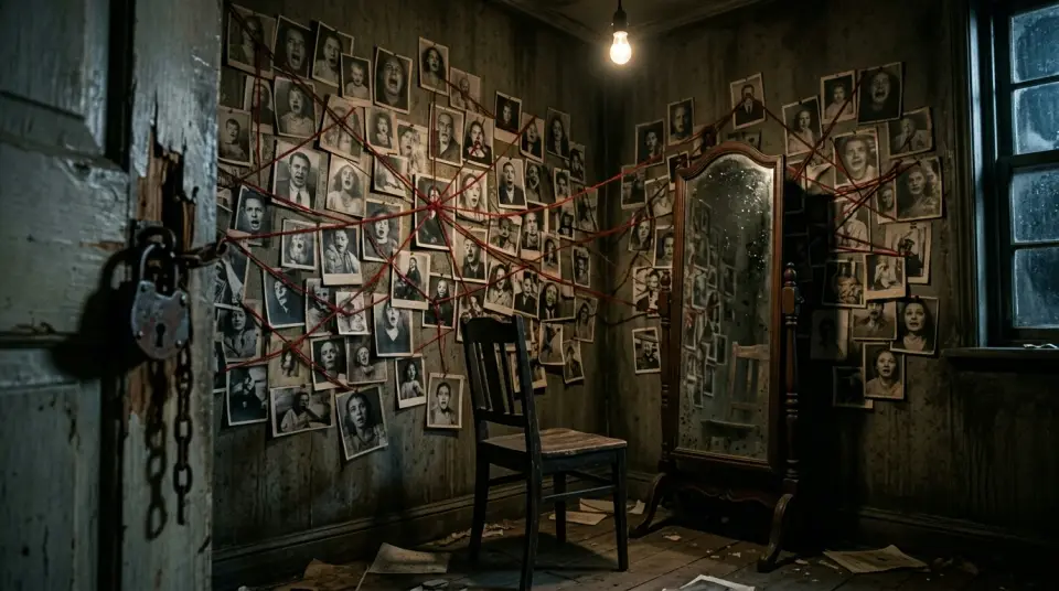 Storytelling Scene: The Room That Remembers — Scene 9 - The Room That Remembers Horror Movie Scene Still 4K Wallpaper